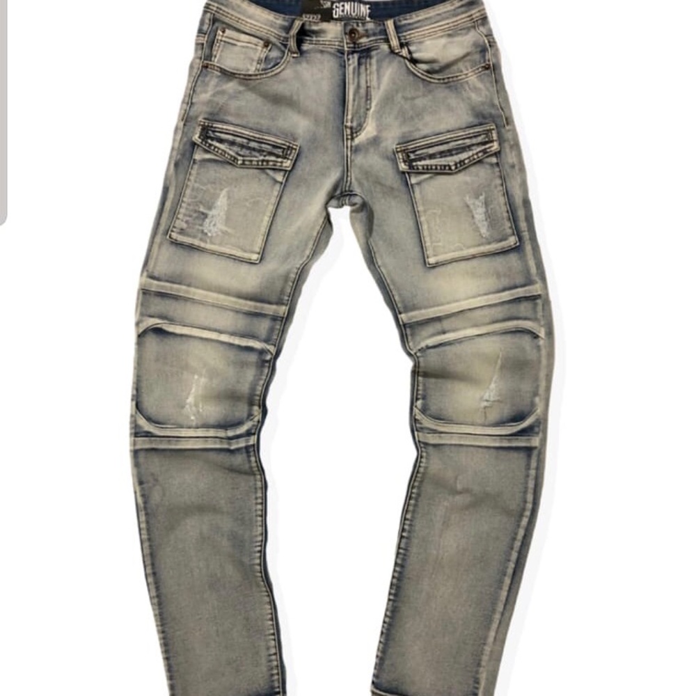 Genuine cloud blue jean